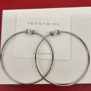 Jenny Bird Silver Hoops New